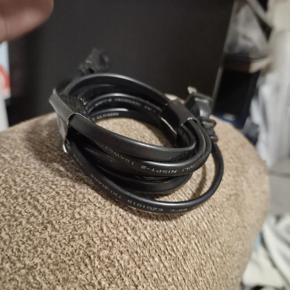 Power Cable 2-Prong AC Wall Plug To IEC-60320-C7 Connector 6'7